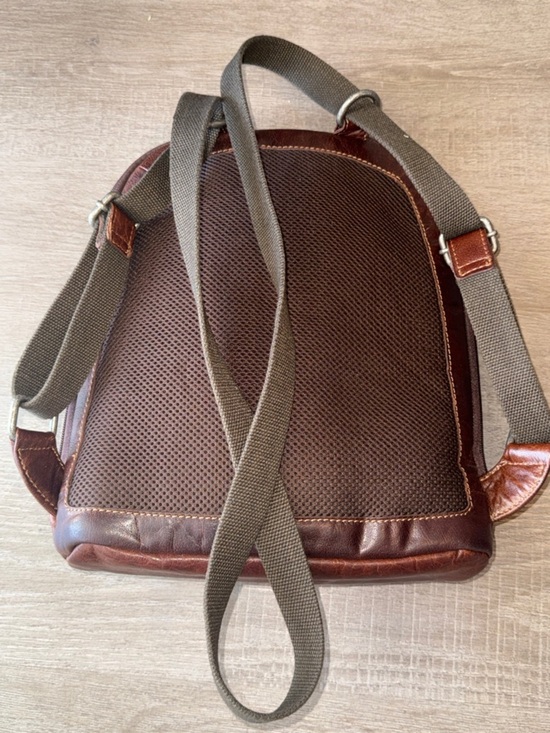 Jack Georges Voyager Small Leather Backpack - Brown excellent condition main image 4